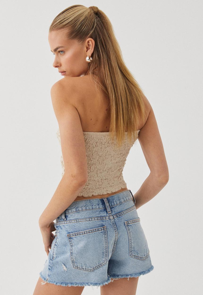 Supré  - Polly Butterfly Strapless Top - beige