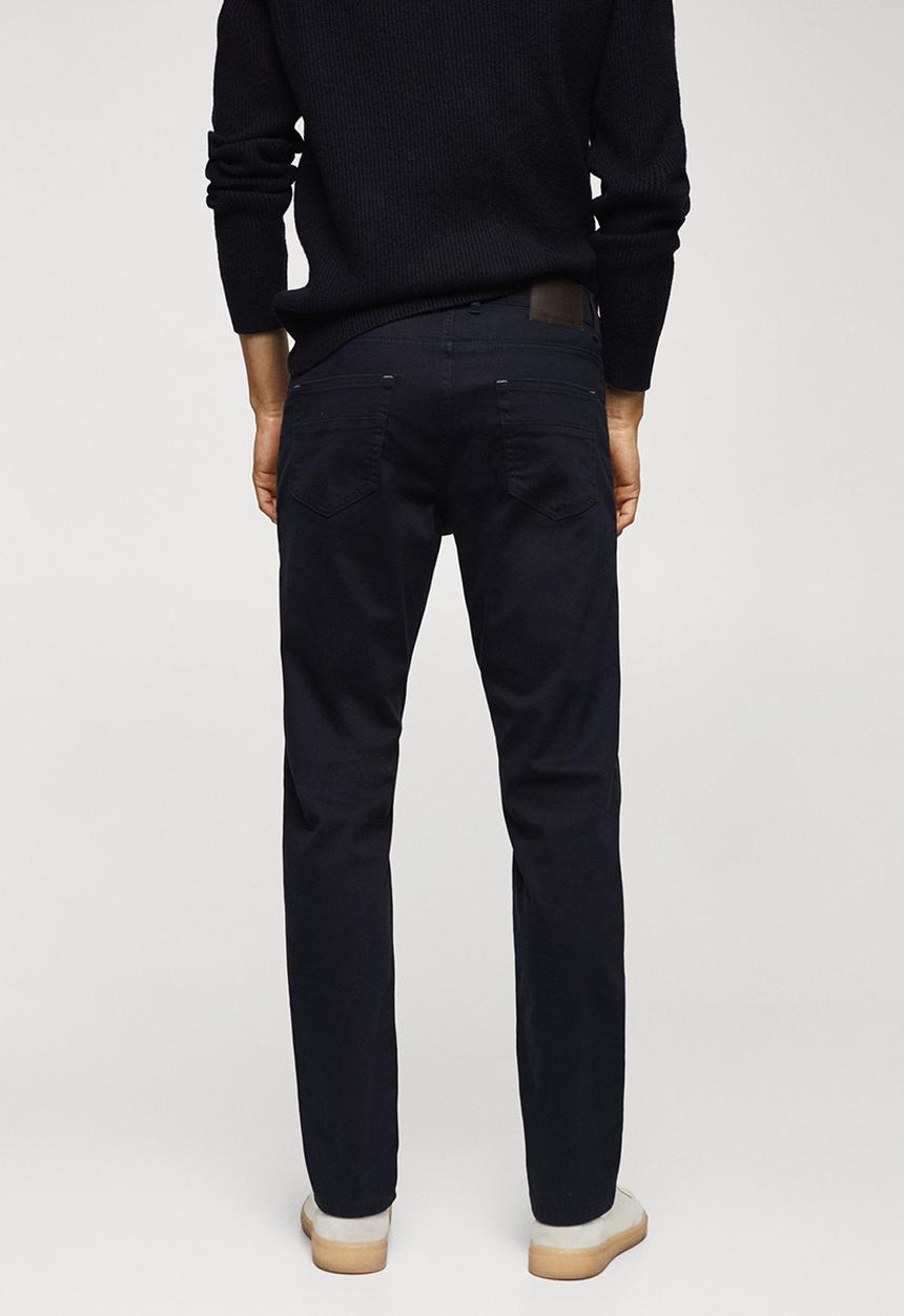 MANGO - Trousers paul - navy