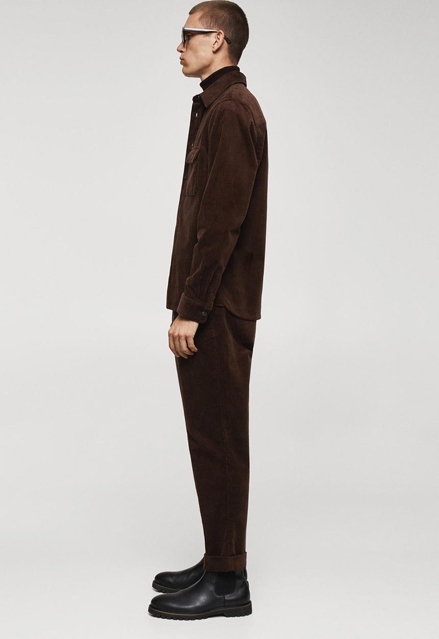 MANGO - Trousers baku - brown
