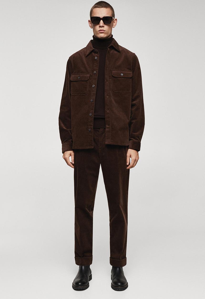 MANGO - Trousers baku - brown