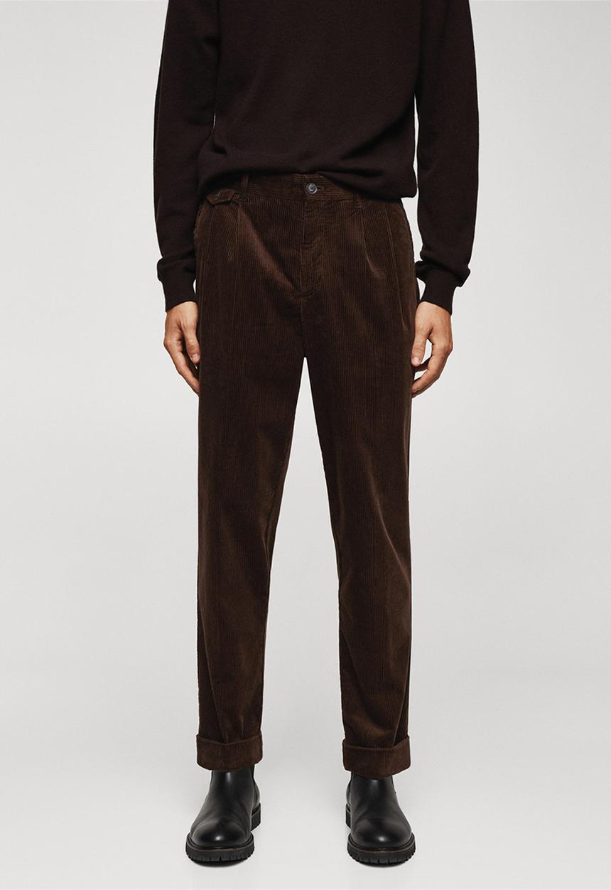 MANGO - Trousers baku - brown