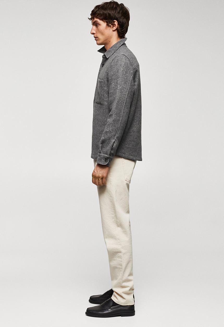 MANGO - Shirt lamia - grey
