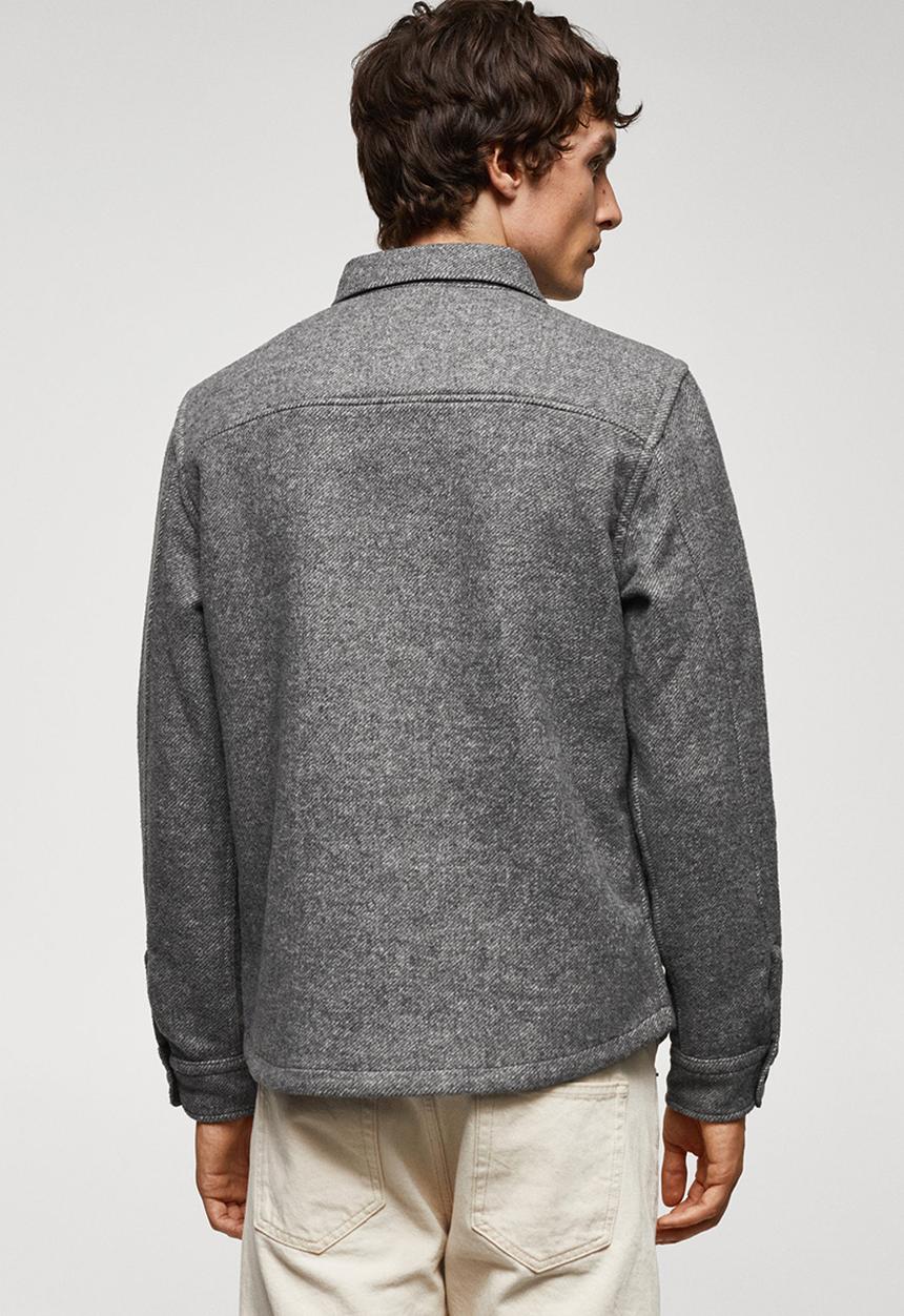 MANGO - Shirt lamia - grey