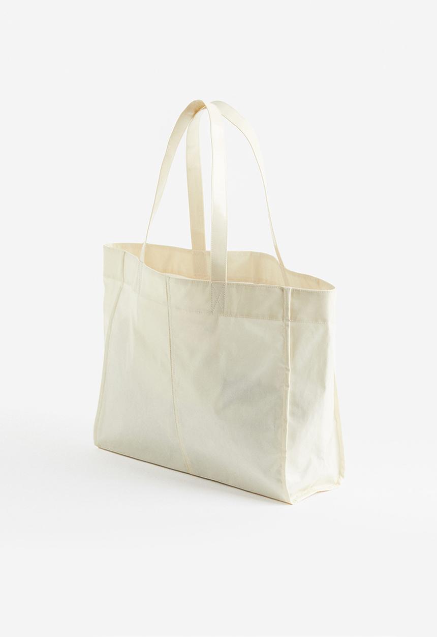 H&M - Coated shopper - white
