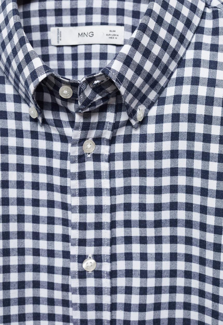 MANGO - Shirt vichy - navy