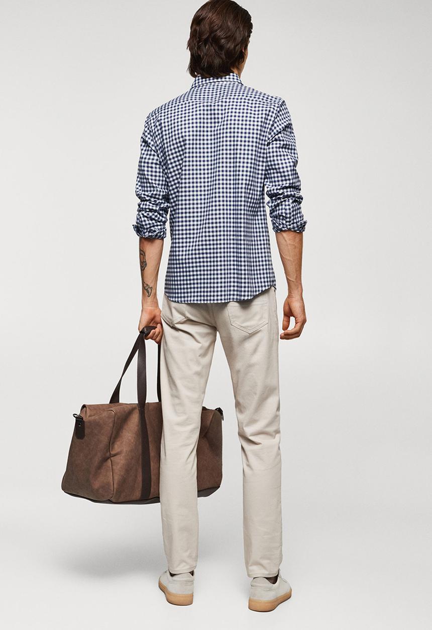 MANGO - Shirt vichy - navy