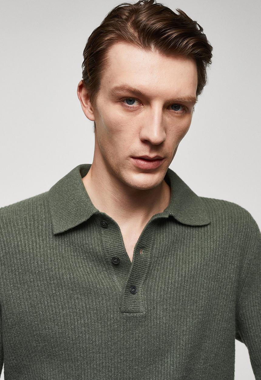 MANGO - Polo shirt parks - medium green