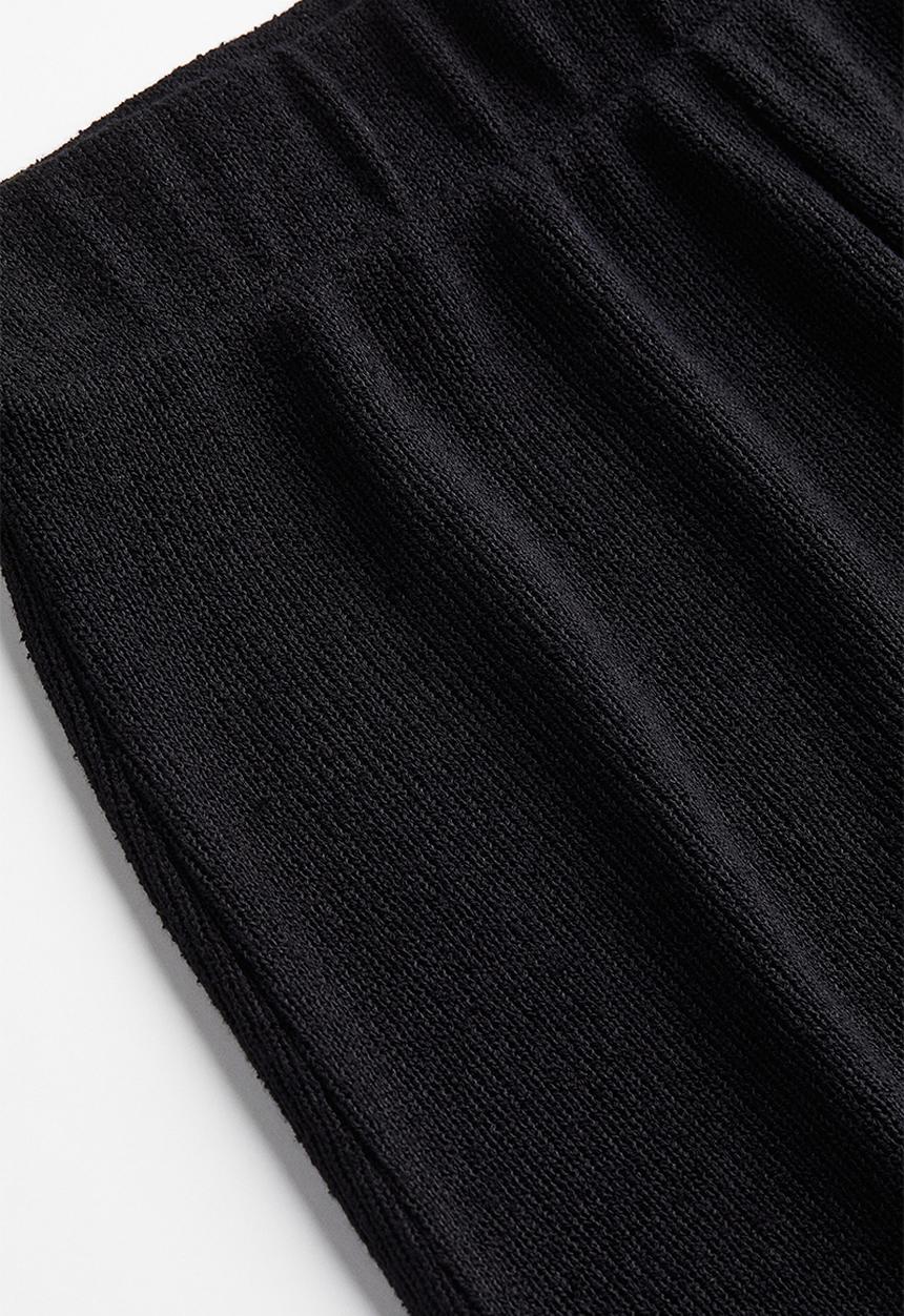 H&M - Knitted pull-on shorts - black
