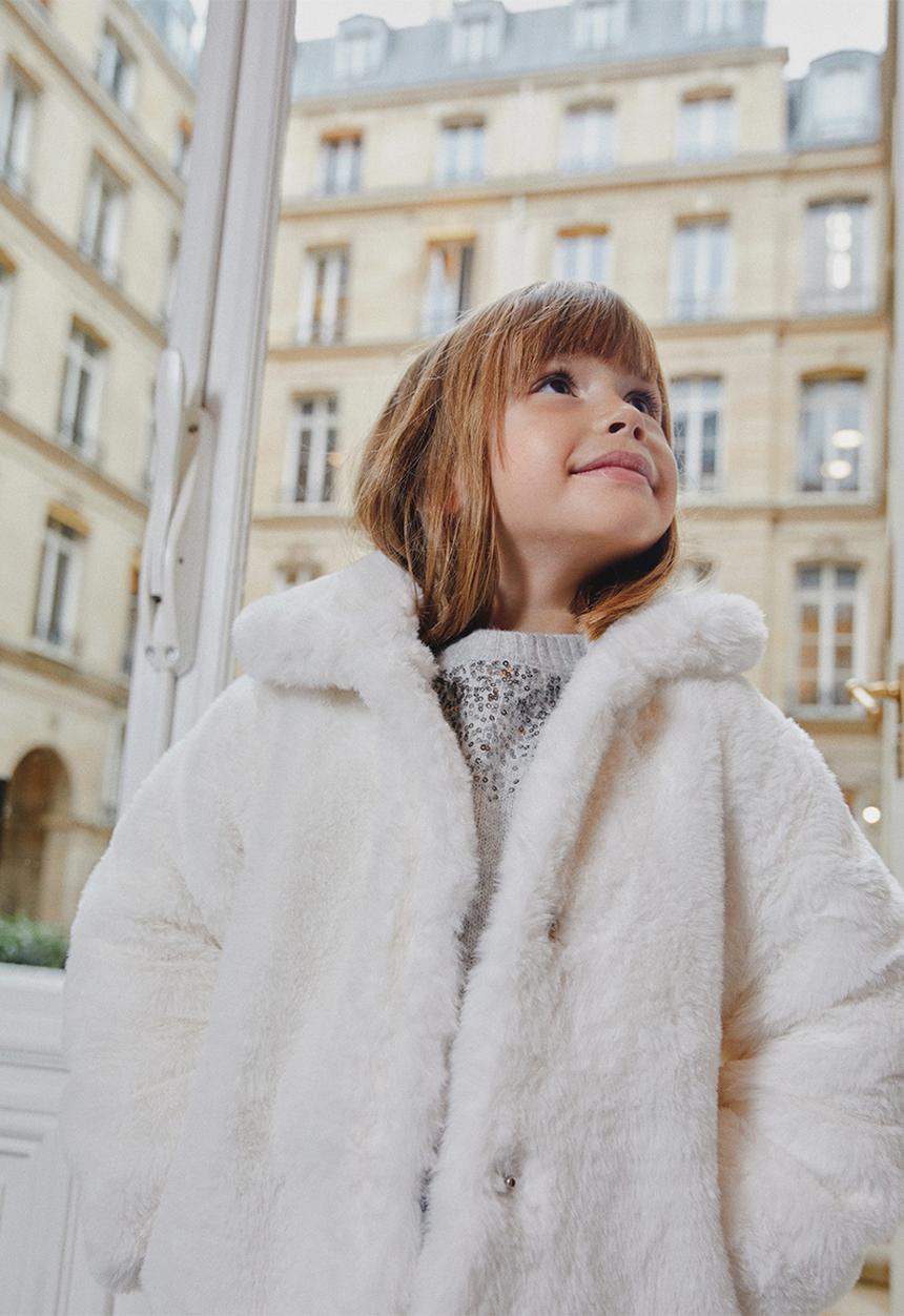 MANGO - Coat copito5 - light beige