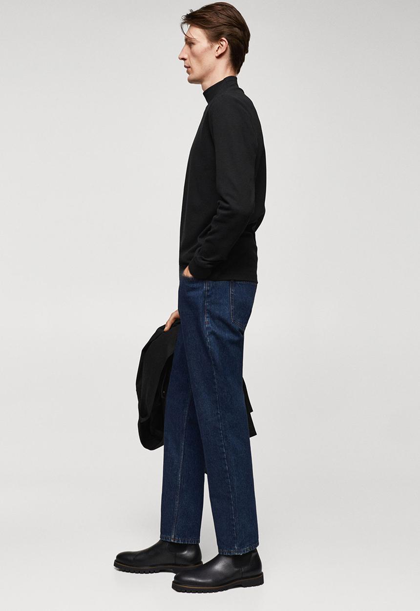 MANGO - T-shirt luton - black