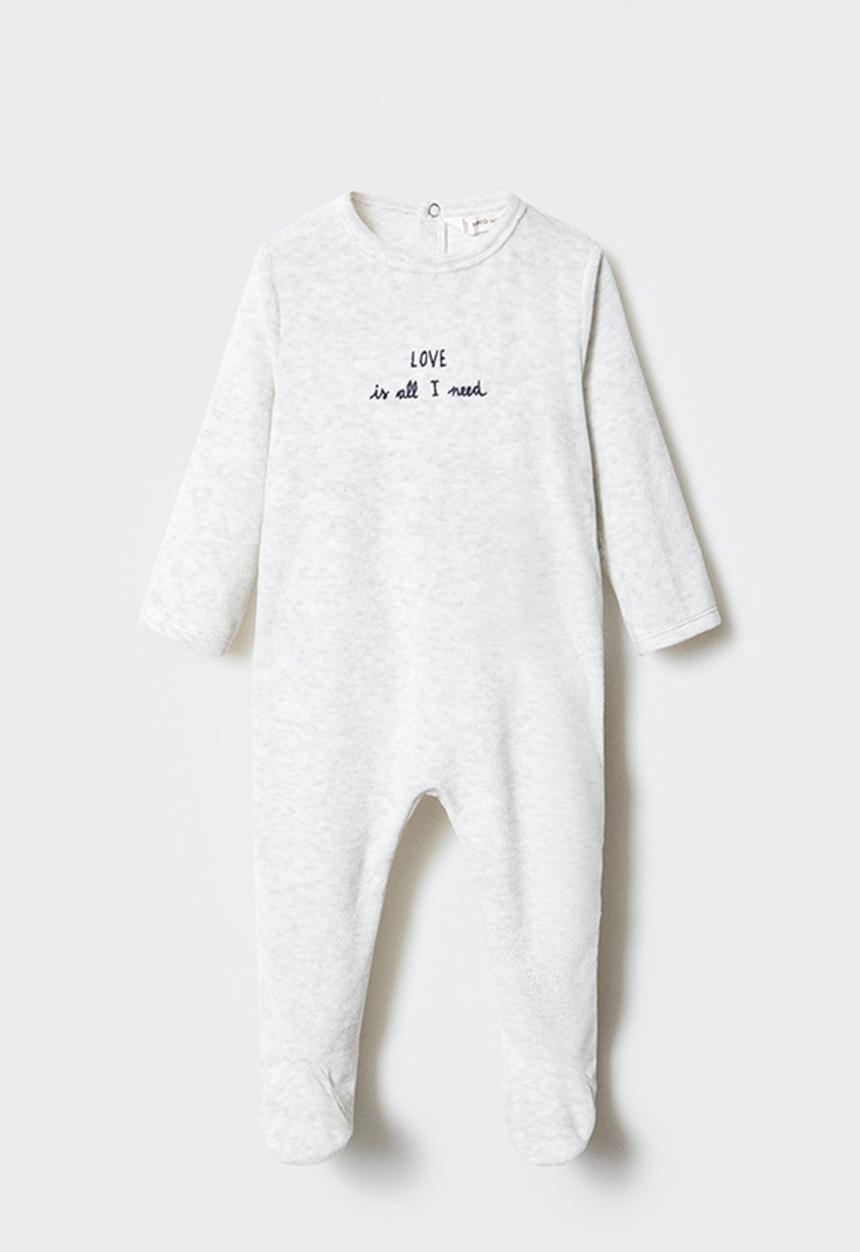 MANGO - Pyjamas love - medium grey