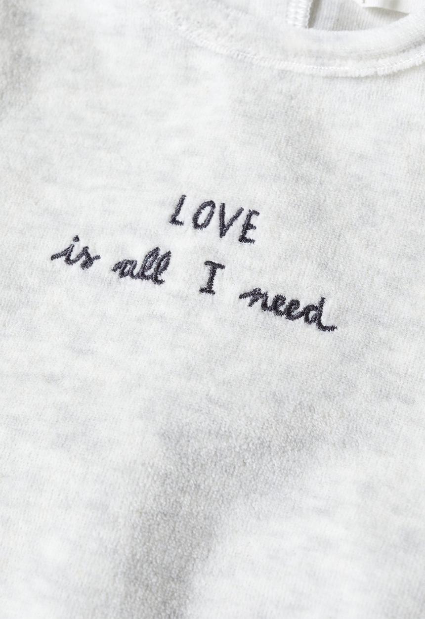 MANGO - Pyjamas love - medium grey