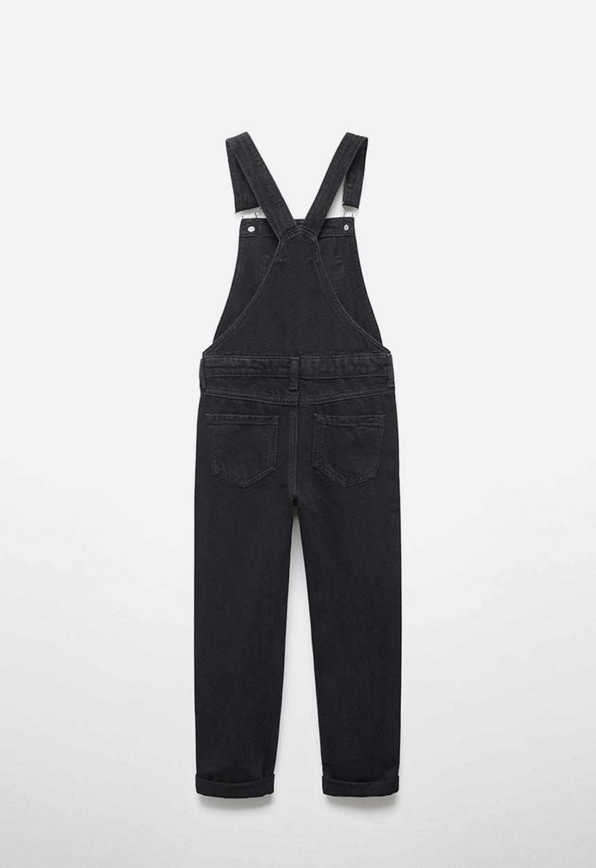 MANGO - Dungarees amara5 - black denim