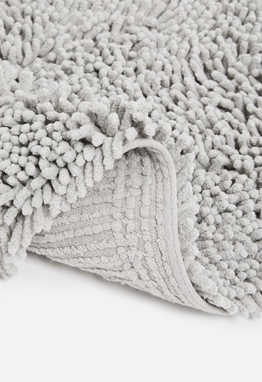 Sixth Floor - Chenille loop polyester pedestal mat - grey