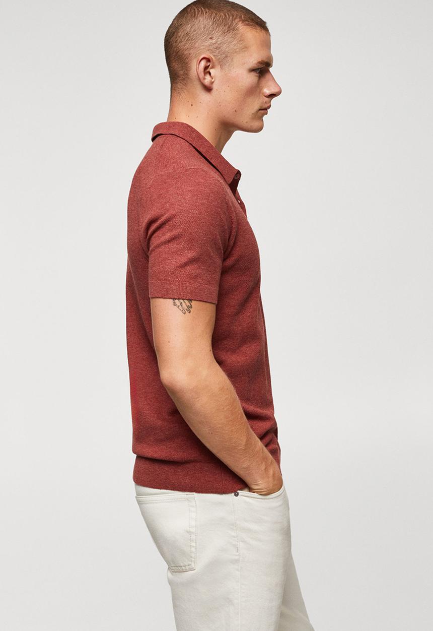 MANGO - Polo shirt andrew-h - bright red