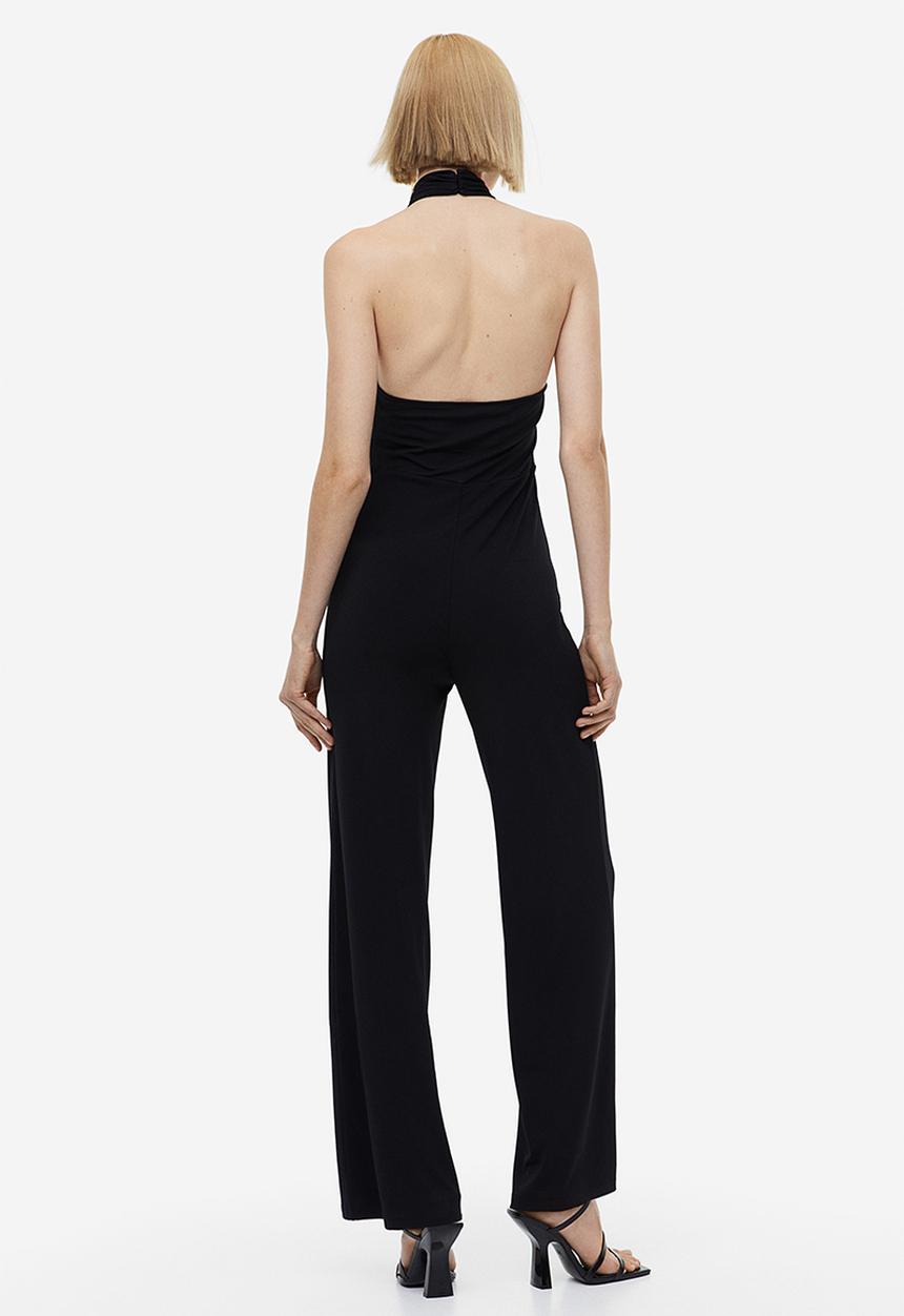 H&M - Halterneck jumpsuit - black