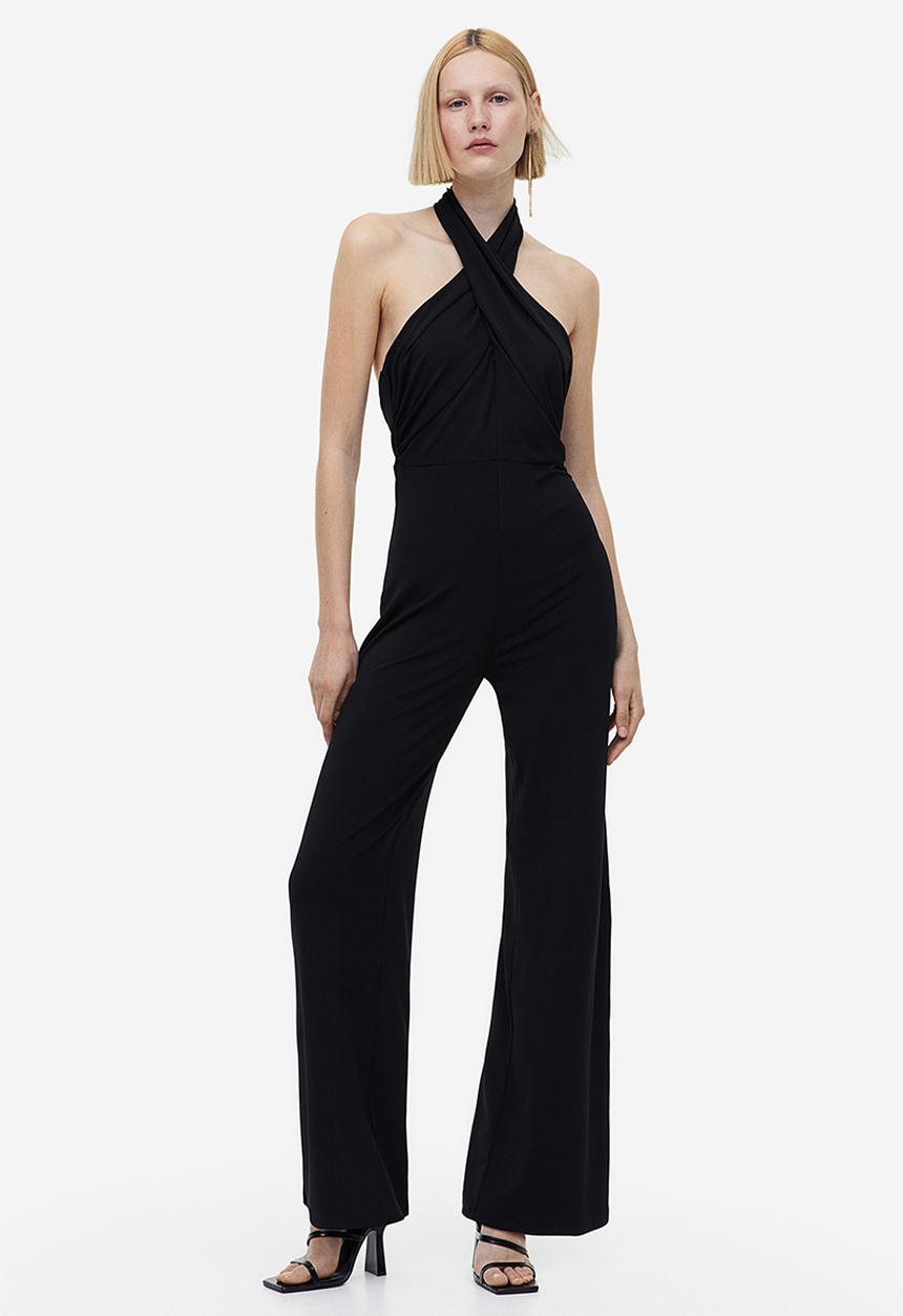 H&M - Halterneck jumpsuit - black