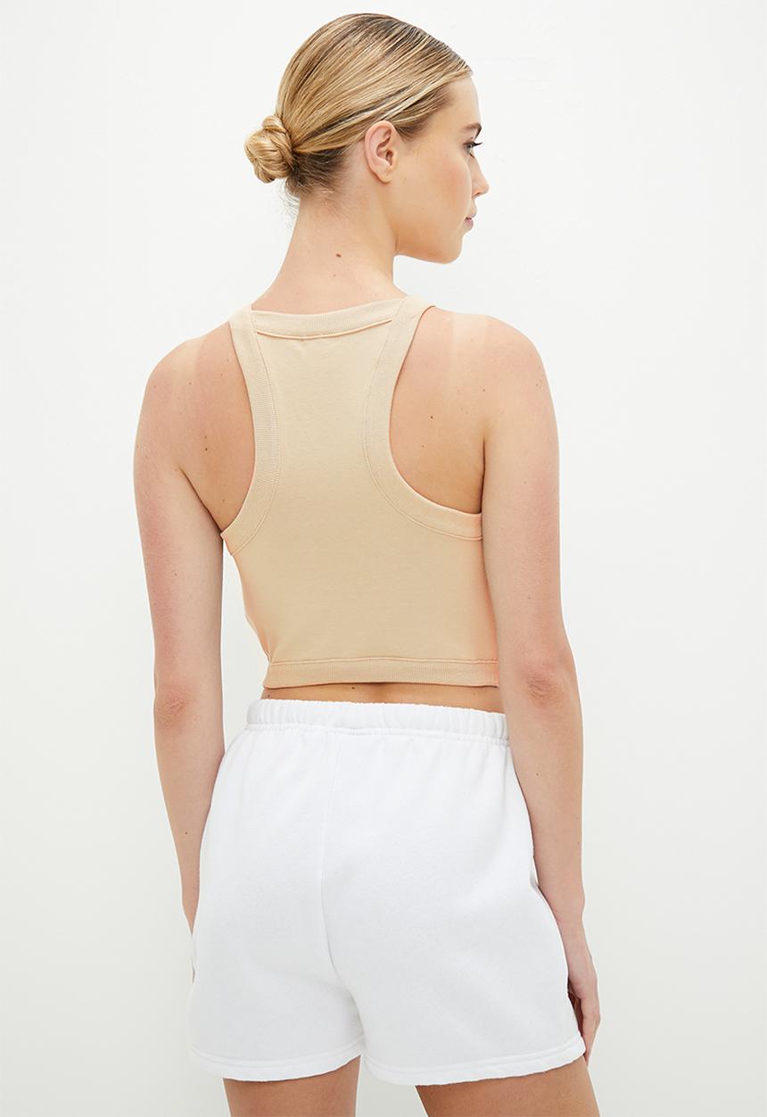 adidas Originals - Crop racer w - wonder beige