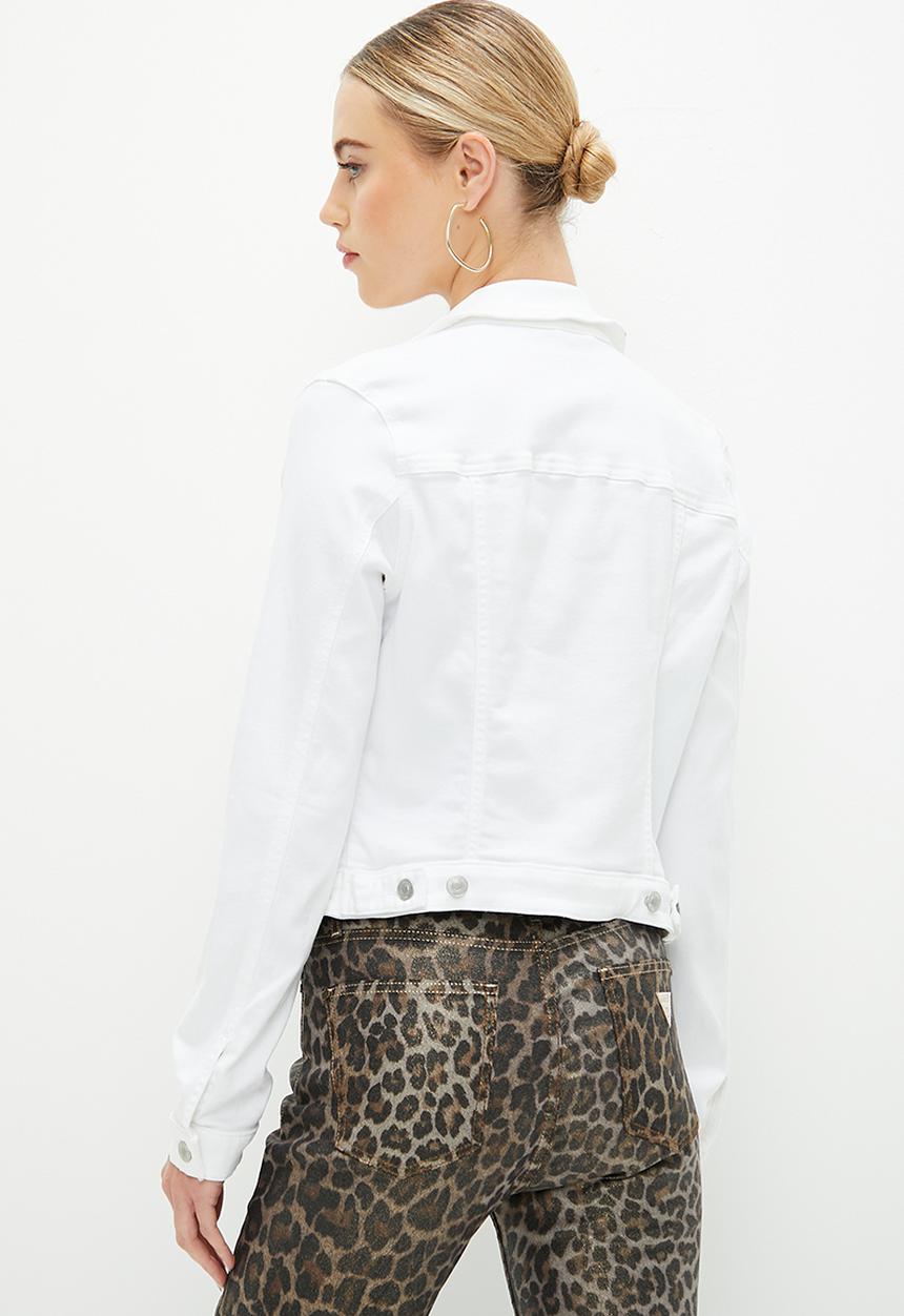 GUESS - Sexy trucker jacket - optic white