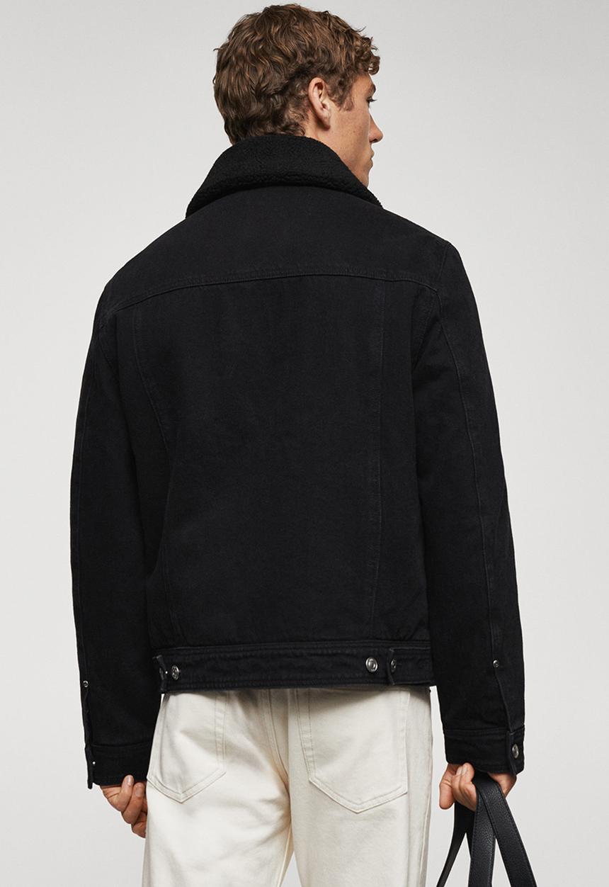 MANGO - Jacket wasp - black denim