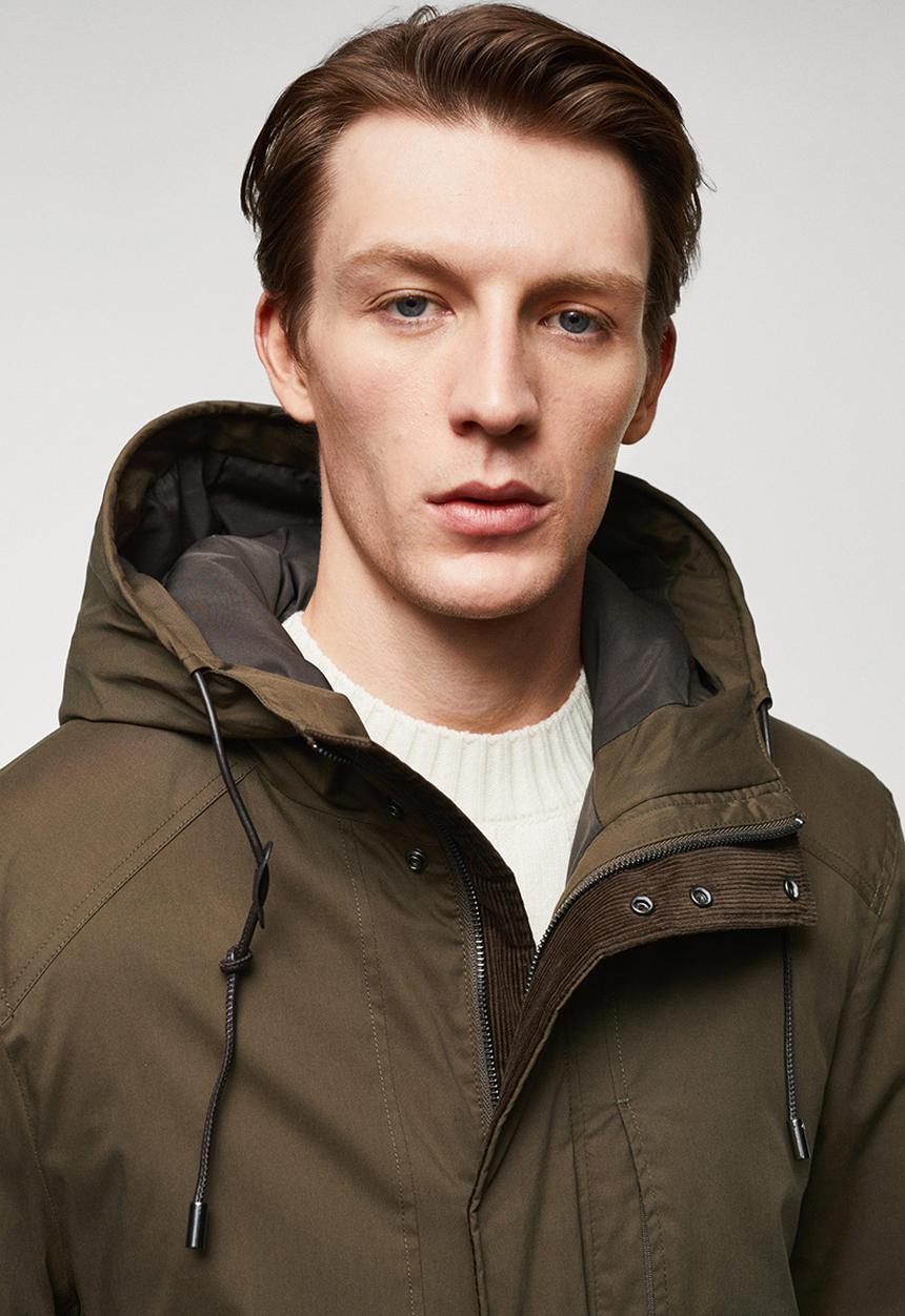 MANGO - Parka piran - khaki