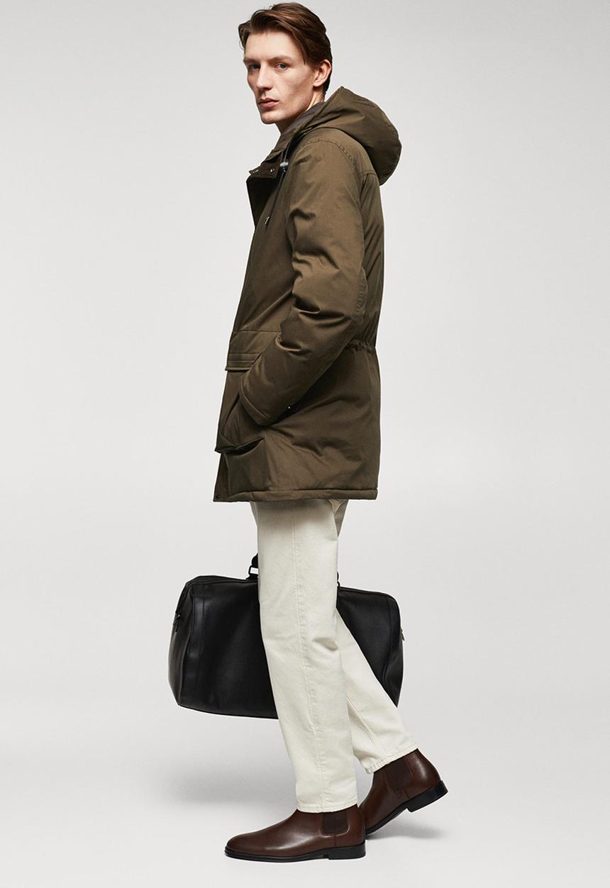 MANGO - Parka piran - khaki