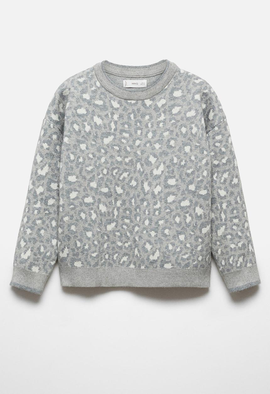 MANGO - Sweater animal5 - grey