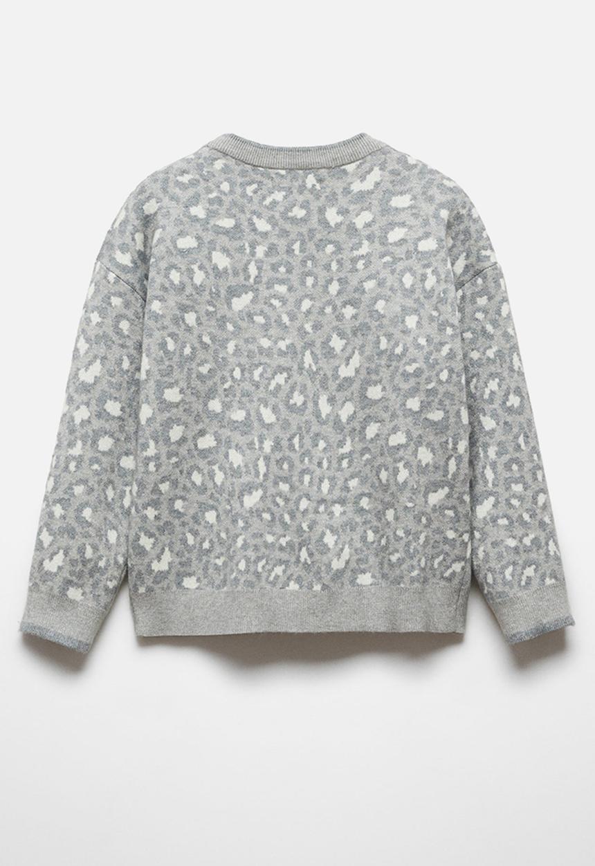 MANGO - Sweater animal5 - grey