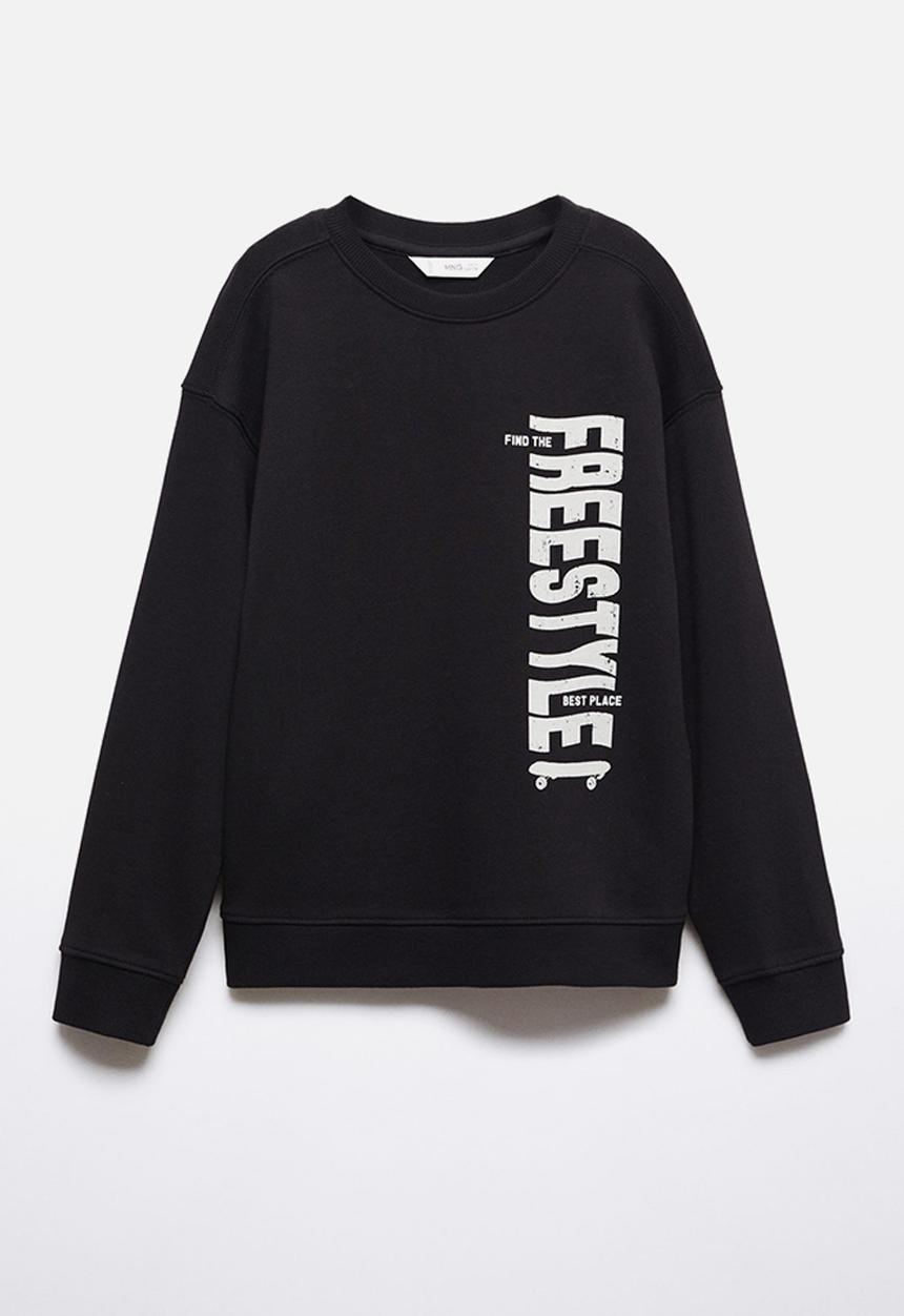 MANGO - Sweatshirt albert51 - black
