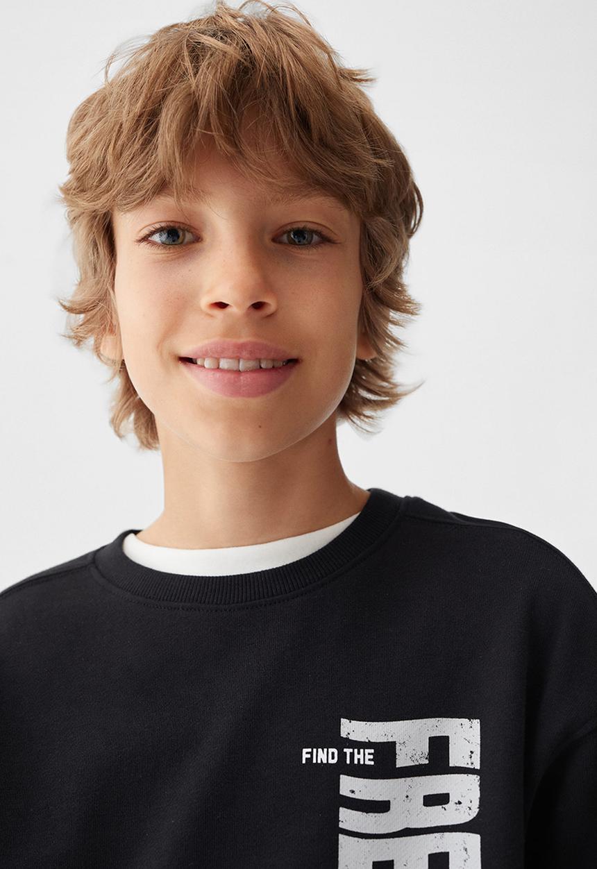MANGO - Sweatshirt albert51 - black