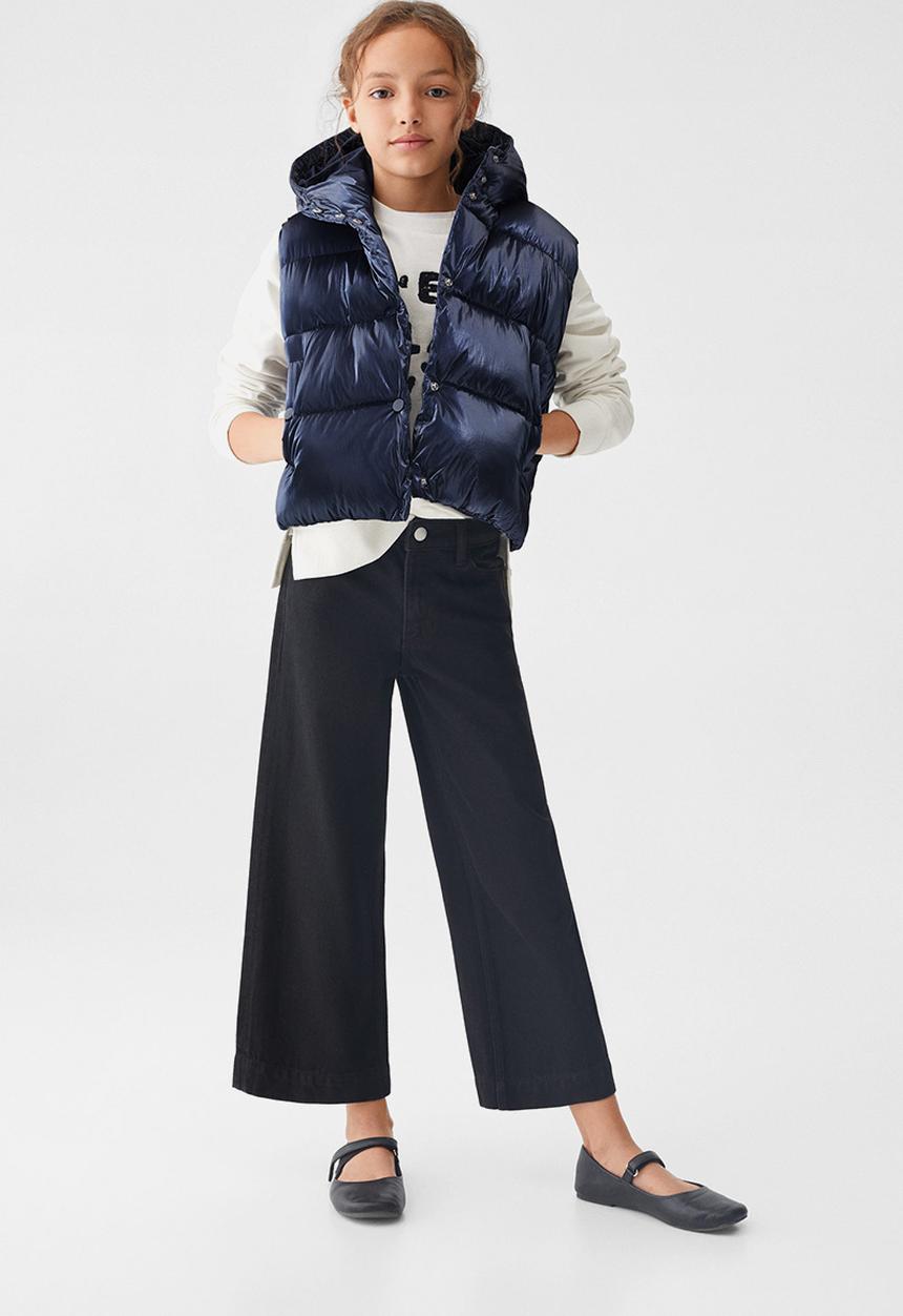 MANGO - Waistcoat sidney - navy