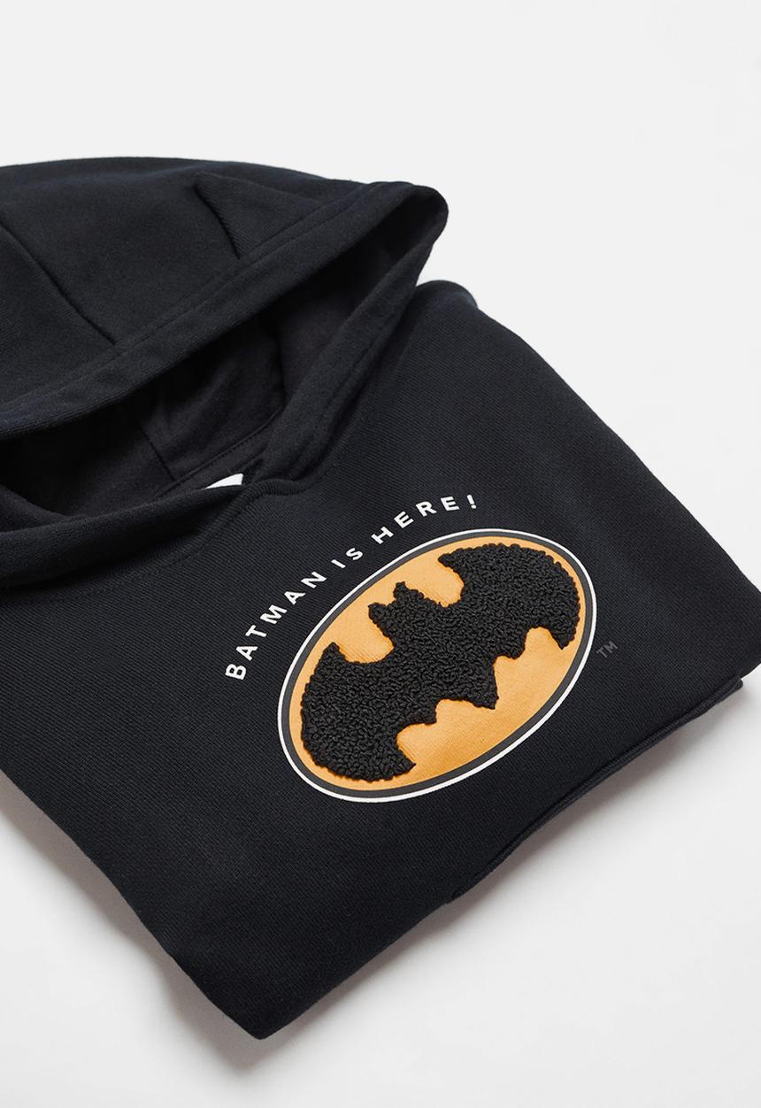 MANGO - Sweatshirt batman - black