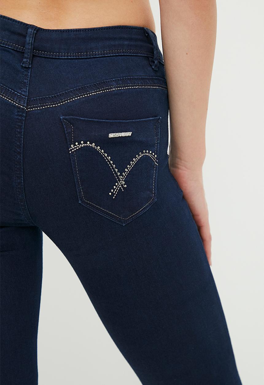 SISSY BOY - Jon jon with hem detail - blue black