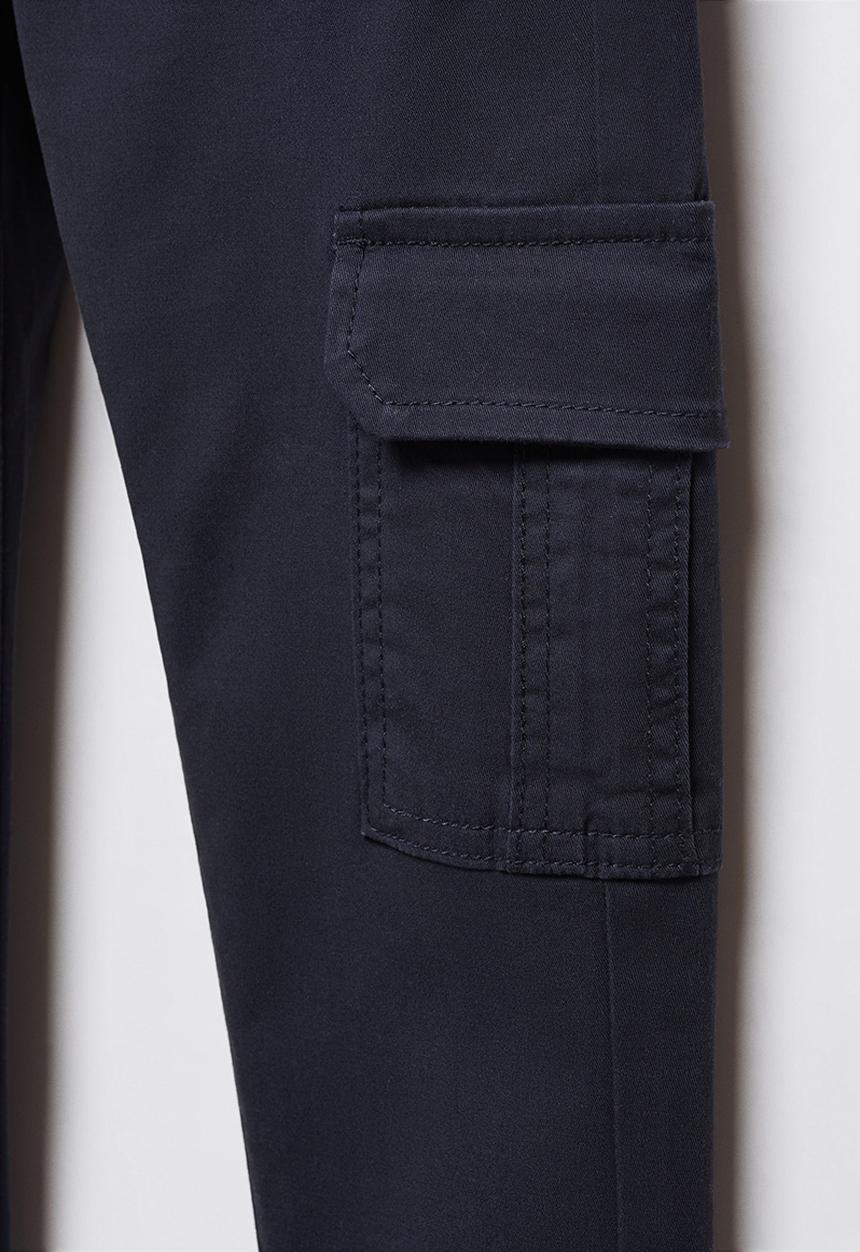 MANGO - Trousers cargo - navy