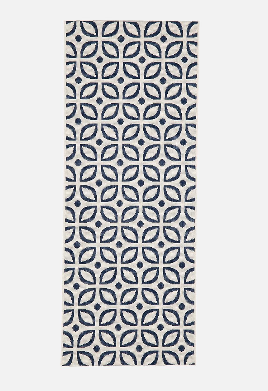 Hertex Haus - Fezco outdoor/ kitchen runner - Blue