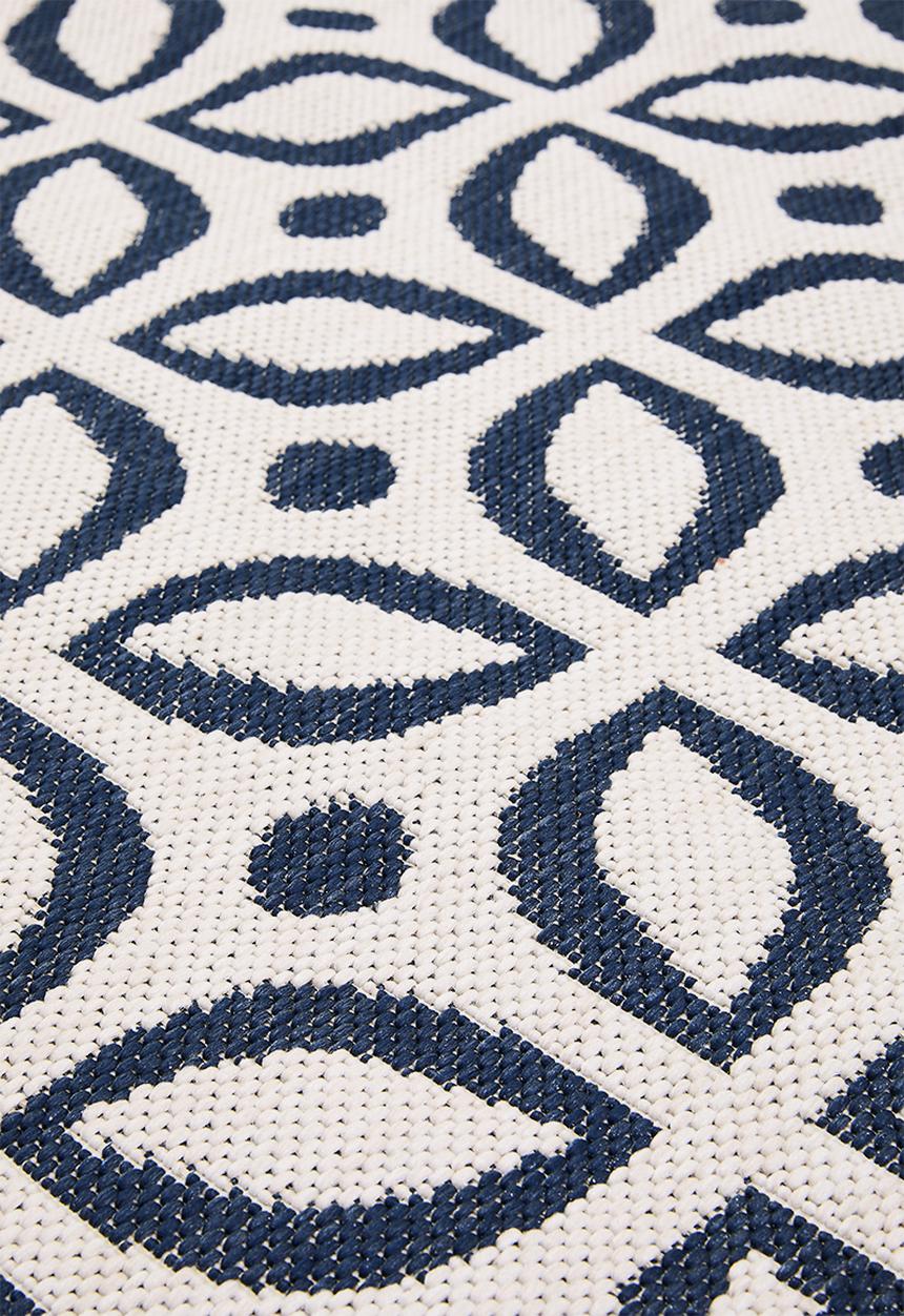 Hertex Haus - Fezco outdoor/ kitchen runner - Blue