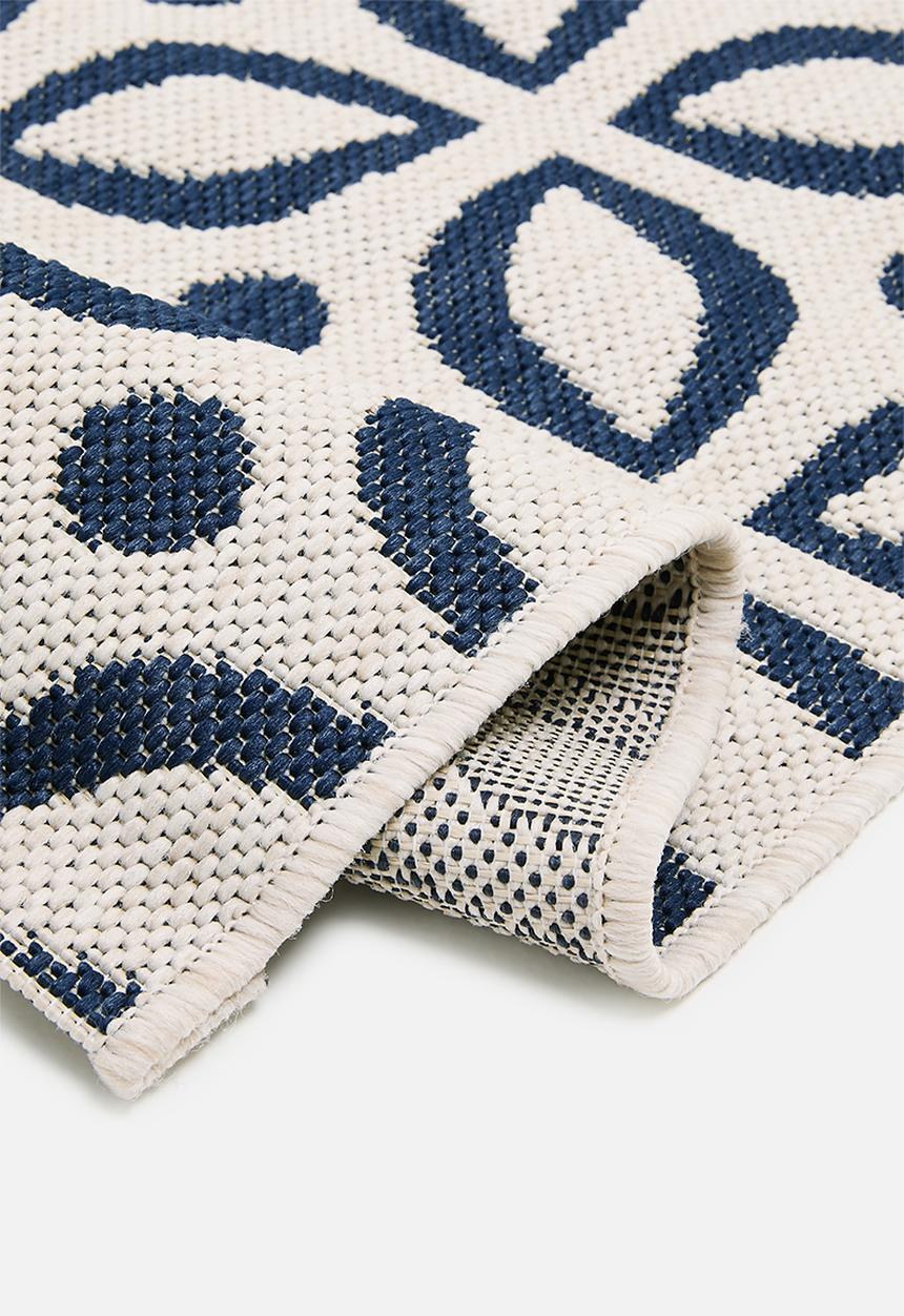 Hertex Haus - Fezco outdoor/ kitchen runner - Blue