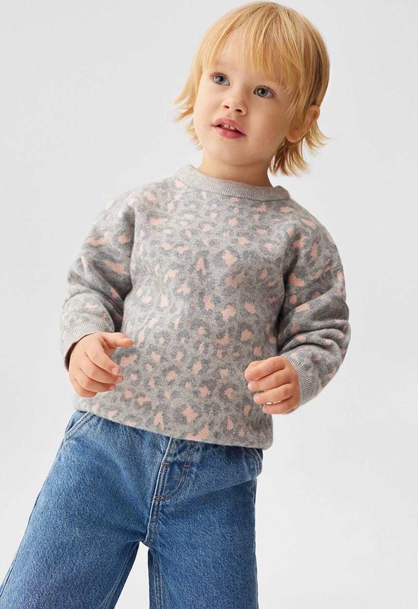 MANGO - Sweater animalb - grey