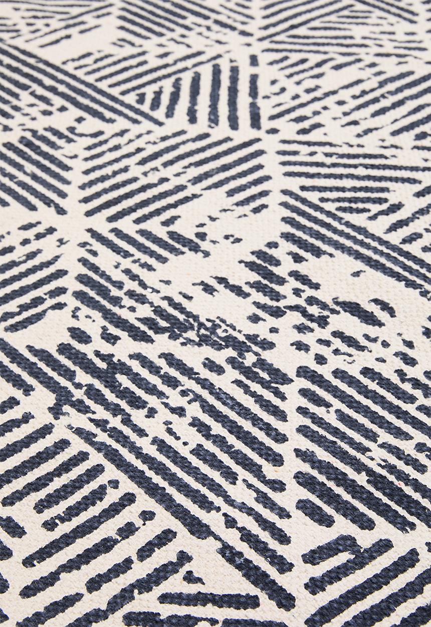 Sixth Floor - Trent printed runner - blue