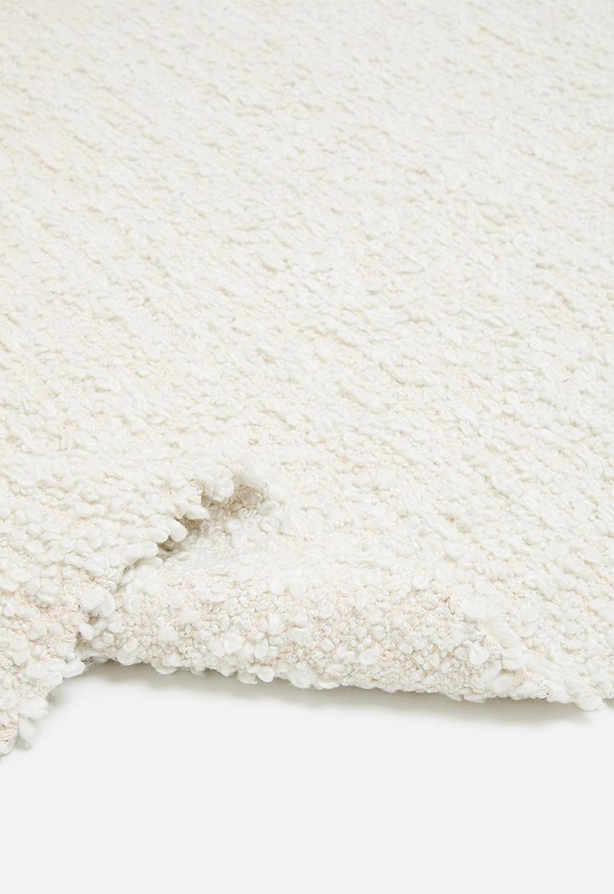 Sixth Floor - Boucle hand woven rug - natural & brown