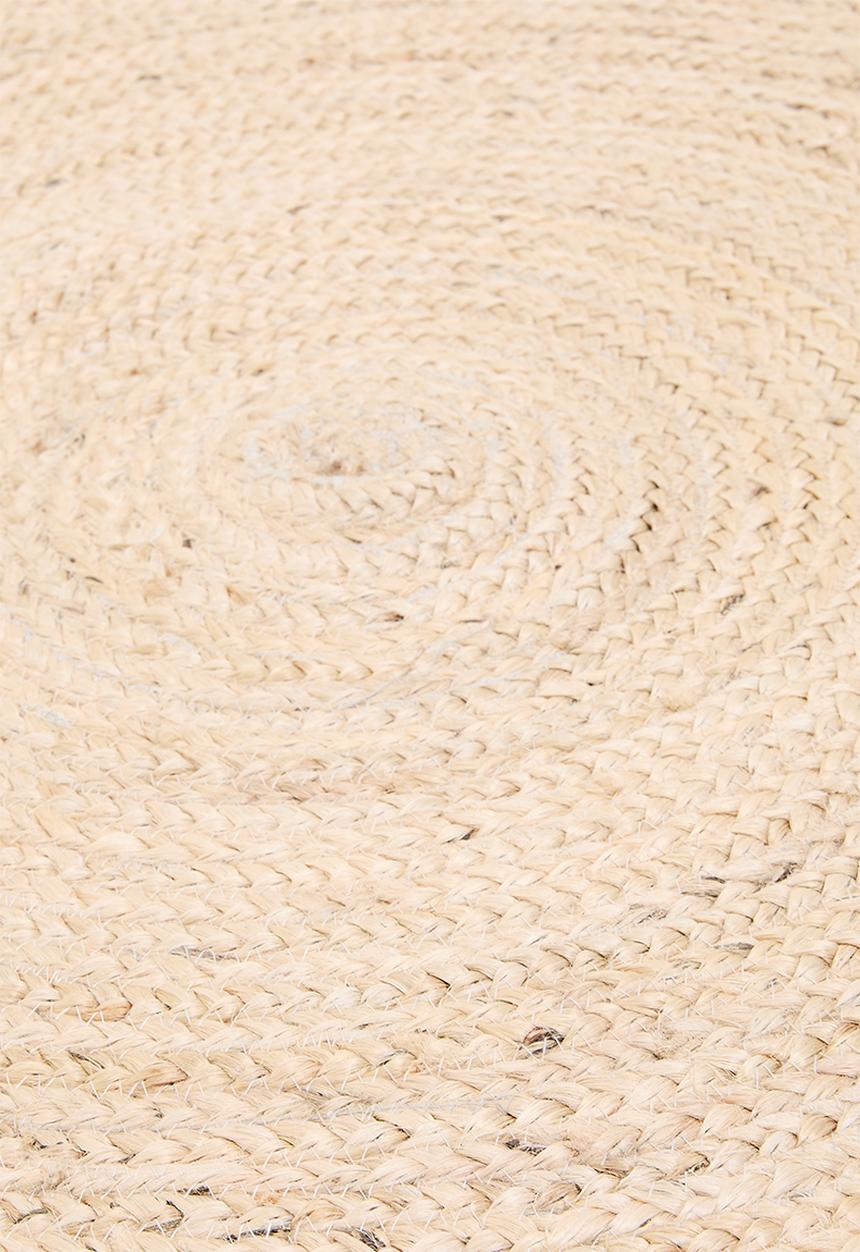 Sixth Floor - Sole jute round rug - bleached natural