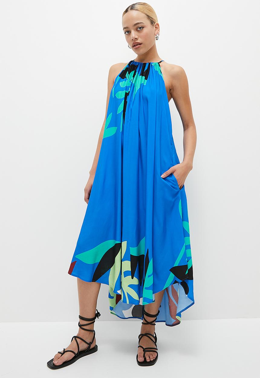 Superbalist - Trapeze midi dress - abstract