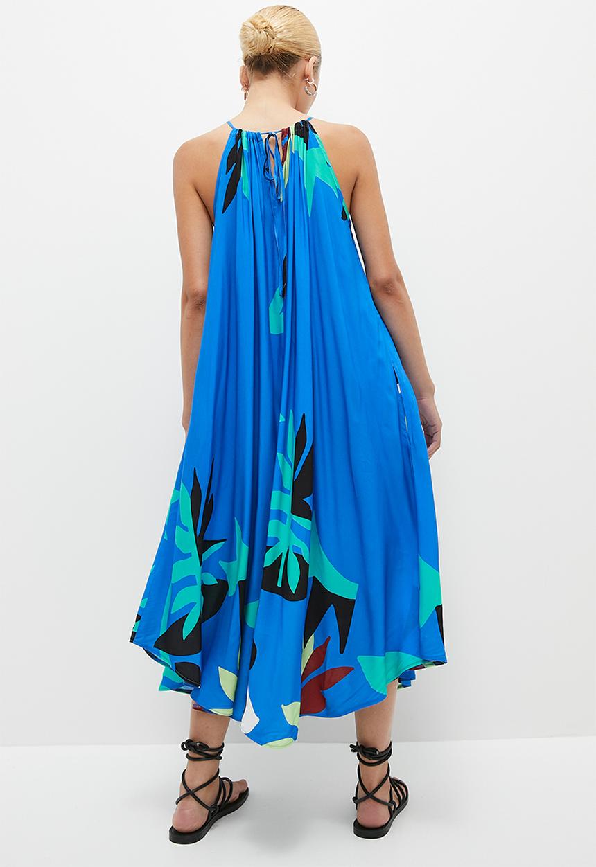 Superbalist - Trapeze midi dress - abstract