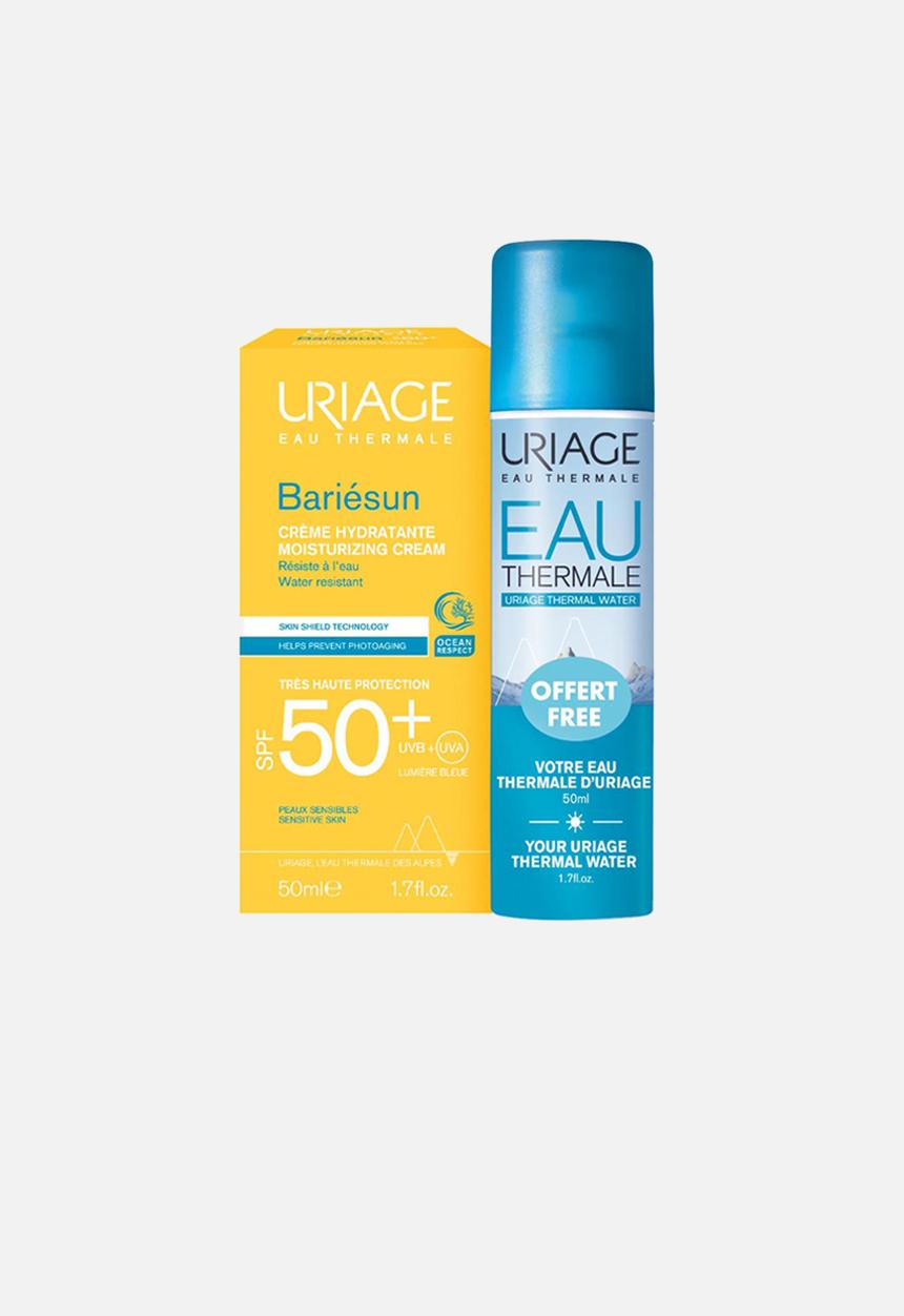 Uriage Eau Thermale - Bariésun Cream SPF50+ & Eau Thermale Water Duo Set