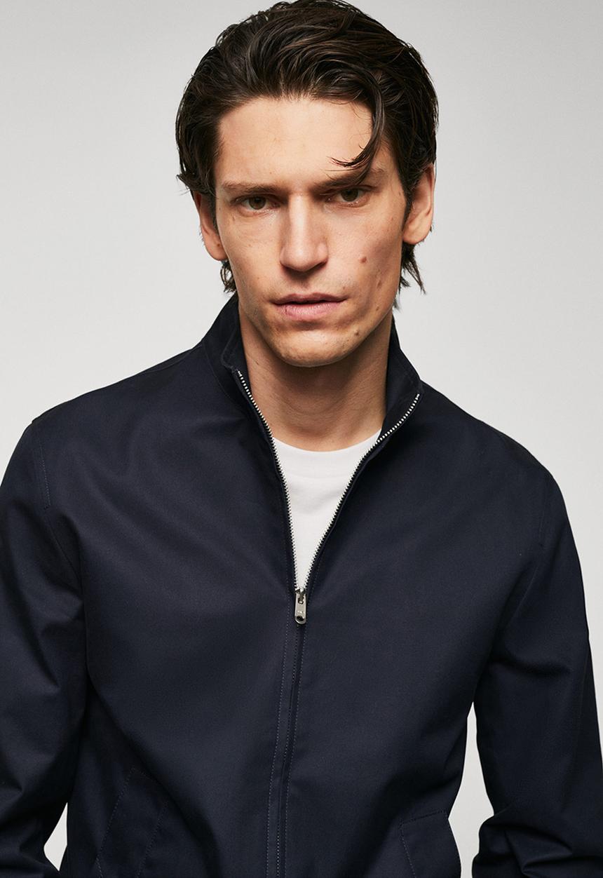 MANGO - Jacket talco - navy