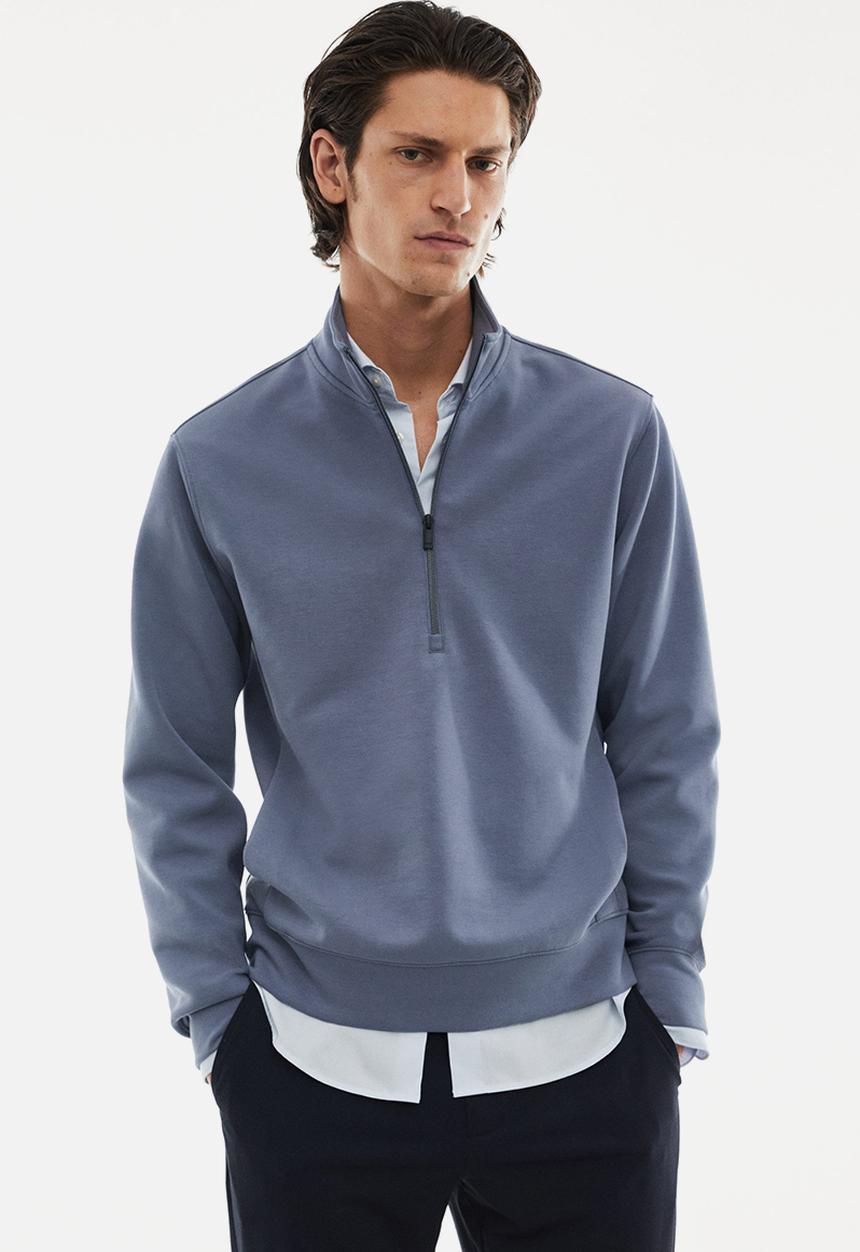 MANGO - Swetashirt ibizape - whistle blue