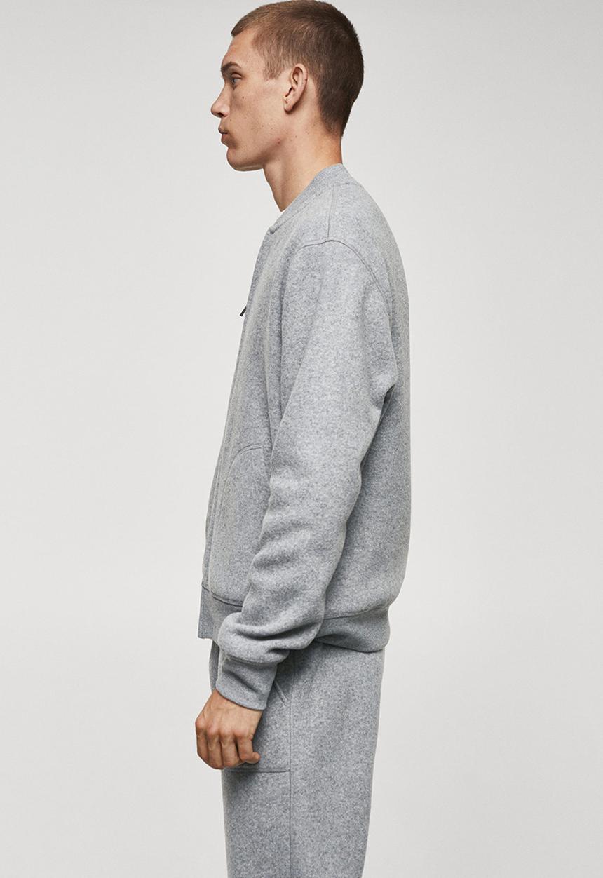 MANGO - Sweatshirt cozyb - medium grey
