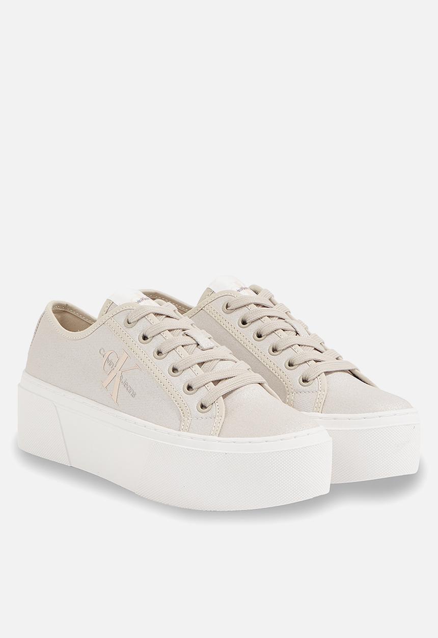 Calvin Klein - Cupsole flatform ny pearl wn - Eggshell/Peach Blush