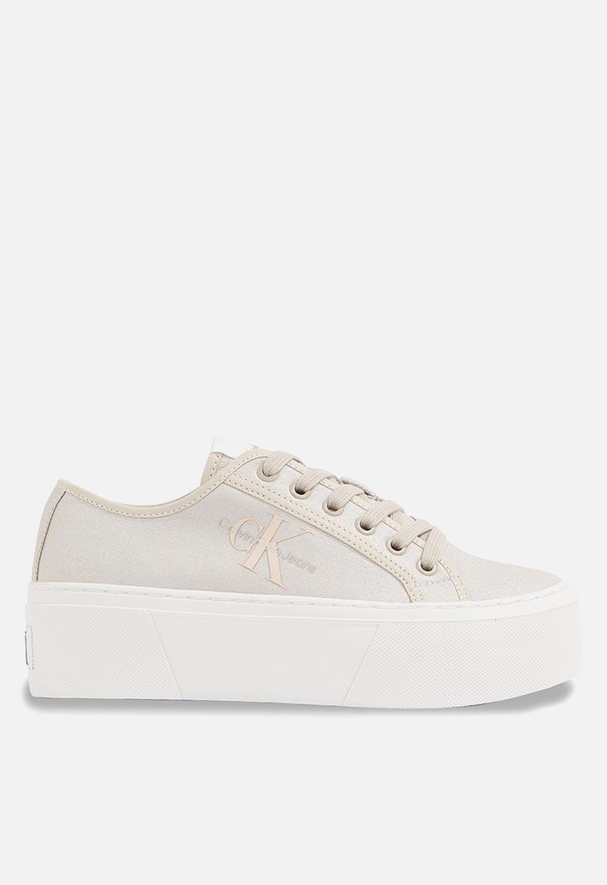 Calvin Klein - Cupsole flatform ny pearl wn - Eggshell/Peach Blush