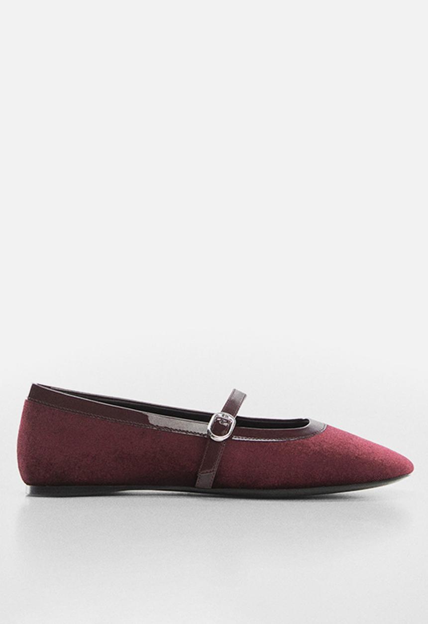MANGO - Bella pump - dark red